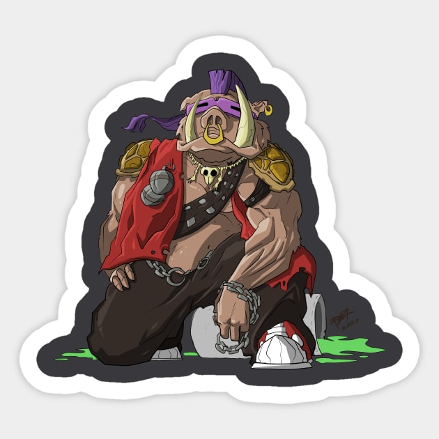 Bebop art Sticker by rezon